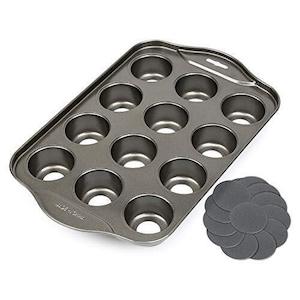 Shekure 12 Cups Mini Cheesecake Pan