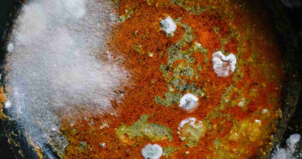 Mold in pan